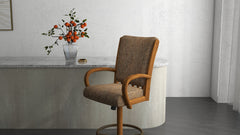 Chromcraft Baylor Collection CM177-CDS336 Swivel Tilt Counter Height Dining Stool