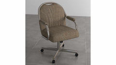 Chromcraft Bridges Collection KM189-KP01 Swivel Tilt Caster Casual Dining Chair