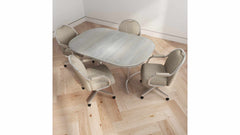 Chromcraft Bridges Collection KM189-KP01 Swivel Tilt Caster Casual Dining Chair