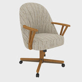 Chromcraft Bailey Collection CM127-C846 Swivel Tilt Caster Casual Dining Chair
