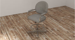 Chromcraft Astra Collection KM363-KS626 Swivel Tilt Counter Height Dining Stool