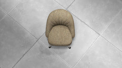 Chromcraft Landry Collection CM128-KP01 Swivel Tilt Caster Casual Dining Chair