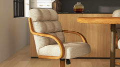 Chromcraft Ryland Collection CM117-C846 Swivel Tilt Caster Casual Dining Chair