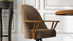 Chromcraft Bailey Collection CM127-C946 Swivel Tilt Caster Casual Dining Chair