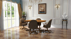 Chromcraft Bailey Collection CM127-C946 Swivel Tilt Caster Casual Dining Chair