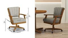 Chromcraft Cameron Collection Dining Chair CM178-C946 Swivel Tilt Caster Casual Dining Chair