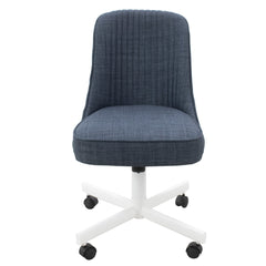 Chromcraft Caster Swivel Tilt Chair CM500-6630-KP01 with Vann Midnight Fabric