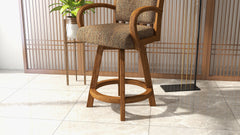 Chromcraft Baylor Collection CM177-CDS384 Counter Height Swivel Dining Stool