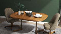 Chromcraft Landry Collection CM128-C946 Swivel Tilt Caster Casual Dining Chair