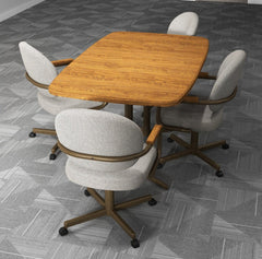 Chromcraft Chambers Collection CM362-C798 Swivel Tilt Caster Casual Dining Chair