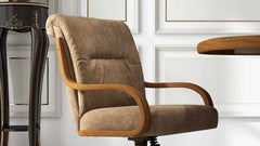 Chromcraft Denton Collection CM179-C94 Caster Swivel Tilt Dining Chair, Close Up, Modern Dining, Chair Features