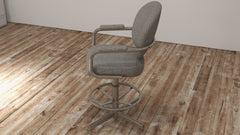 Chromcraft Astra Collection KM363-KS626 Swivel Tilt Counter Height Dining Stool