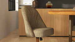 Chromcraft Landry Collection CM128-C846 Swivel Tilt Caster Casual Dining Chair