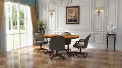 Chromcraft Medina Collection CM188-C945 Swivel Tilt Caster Casual Dining Chair