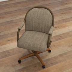 Chromcraft Seneca Collection CM189-C945 Swivel Tilt Caster Casual Dining Chair