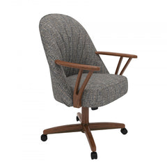 Chromcraft Bailey Collection CM127 Quick Shipping Chair in Walnut Finish